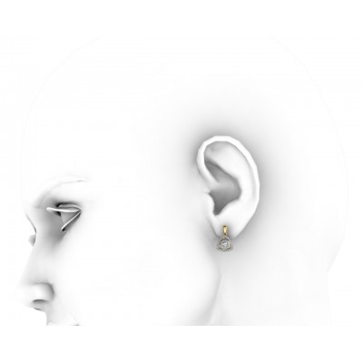 Petite Diana diamond Drop Earrings